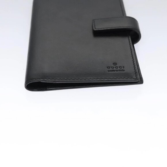 GUCCI GG Canvas Day Planner Cover 2 Set Black Purple Auth ti2799 - Picture 13 of 16